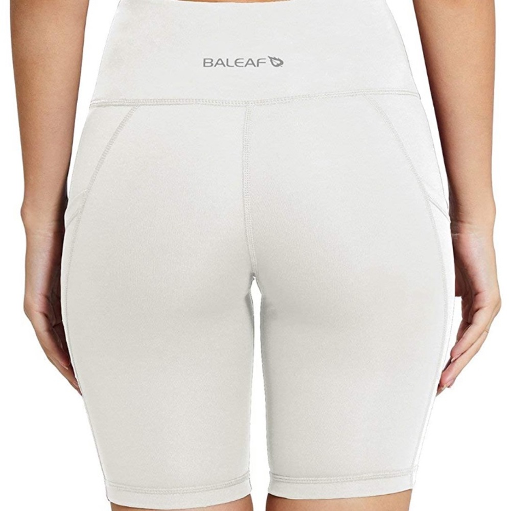 White Biker Shorts - Picture 6 of 6